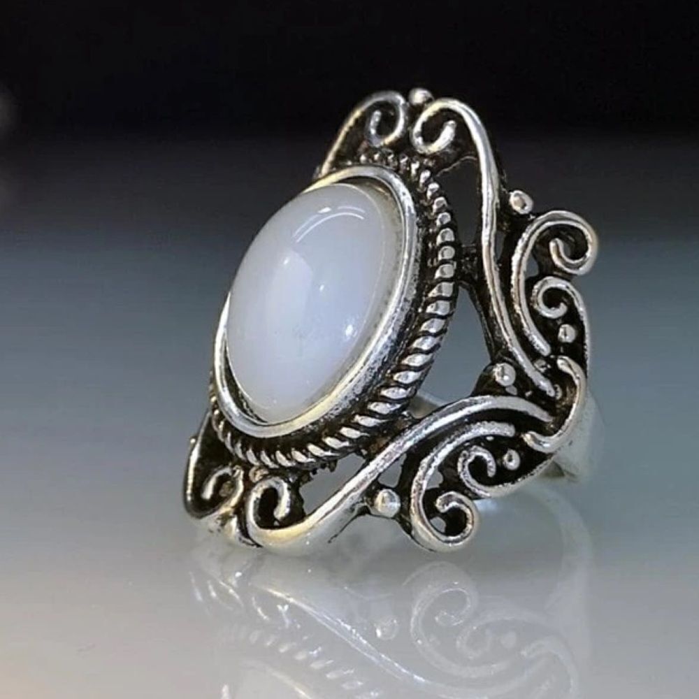 5/$25 Silver Oval Ring - Picture 2 of 4